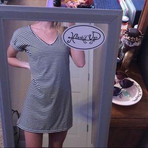 Striped T shirt Dress never worn